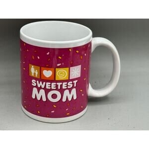 Donuts SWEETEST MOM Mothers Day Donut Sprinkles Mug
